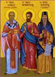 Άγιοι Κλήμης Επίσκοπος Αγκύρας και Αγαθάγγελος, Άγιος Διονύσιος ο εν Ολύμπω