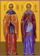 Άγιοι Συμεών ο δια Χριστόν σαλός και Ιωάννης, Άγιος Παρθένιος επίσκοπος Ραδοβυσδίου